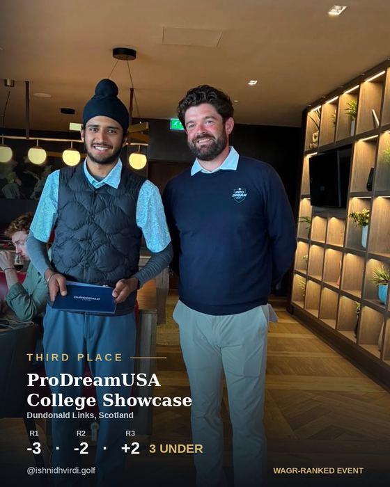 Third, ProDreamUSA College Showcase