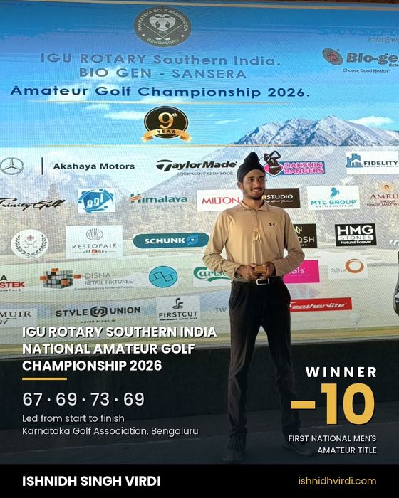 Winner, IGU Rotary Southern India Amateur Championship